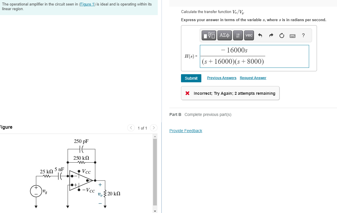 Solved The operational amplifier in the circuit seen in | Chegg.com