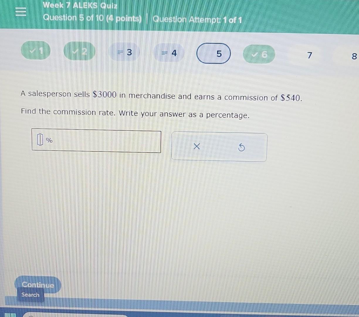 Solved A Salesperson Sells $3000 In Merchandise And Earns A | Chegg.com