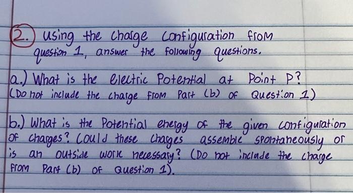 Solved please answer question 1 and 2 since they are | Chegg.com