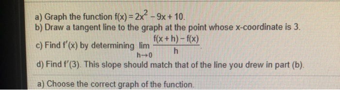Solved provide all answers clearly like A) graph b B) graph | Chegg.com
