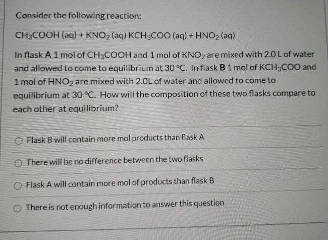 Solved What is the correct K expression for the following | Chegg.com