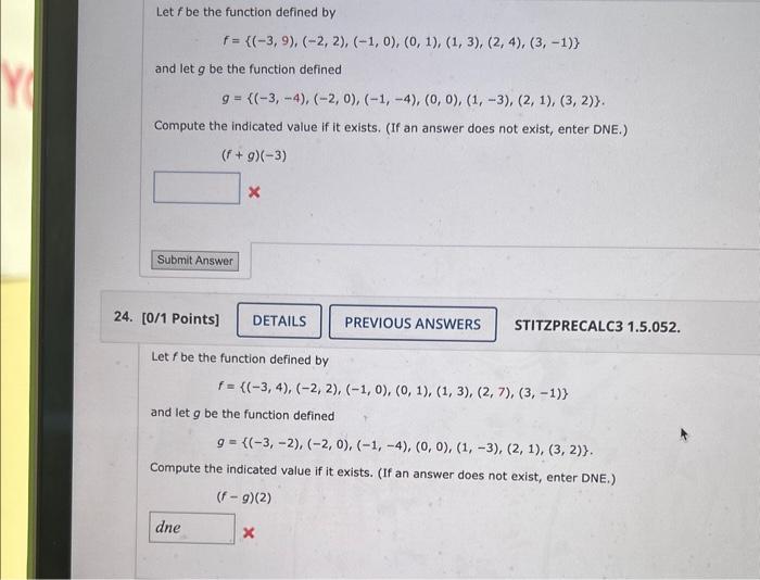 Solved Let f be the function defined by | Chegg.com
