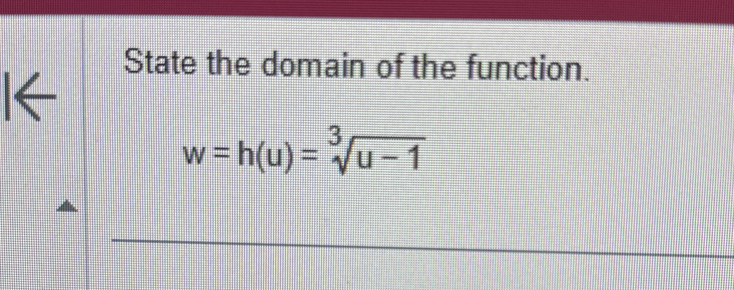 Solved State the domain and range of the | Chegg.com