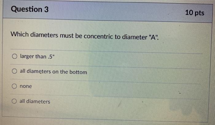 Solved On A Note All Diameters Concentric To O A Within Chegg Com