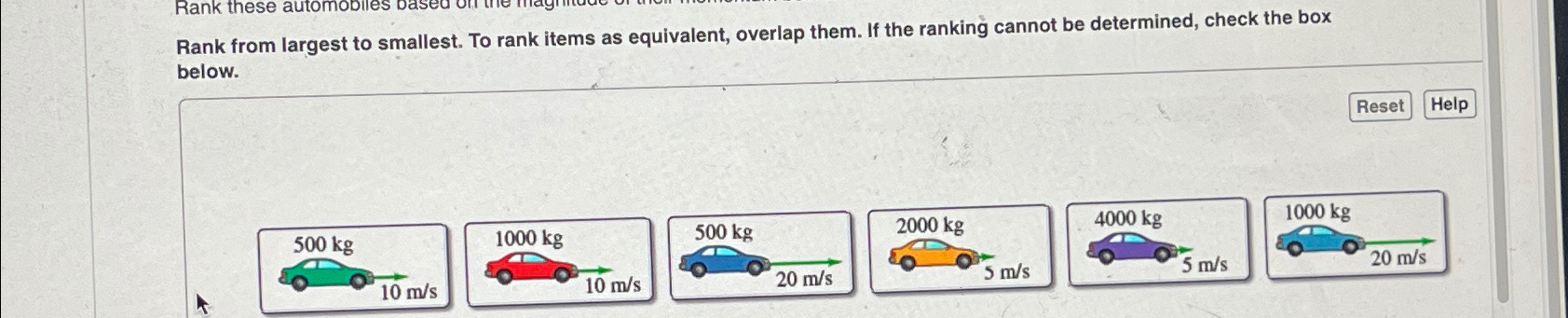 Solved Rank From Largest To Smallest. To Rank Items As | Chegg.com