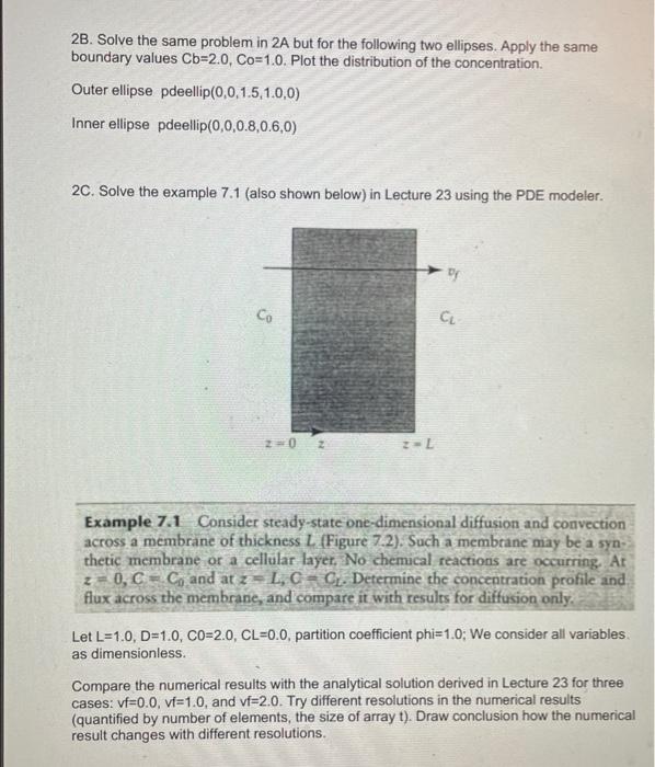 Solved 2A-2C, use the PDE modeler in MATLAB and provide the | Chegg.com
