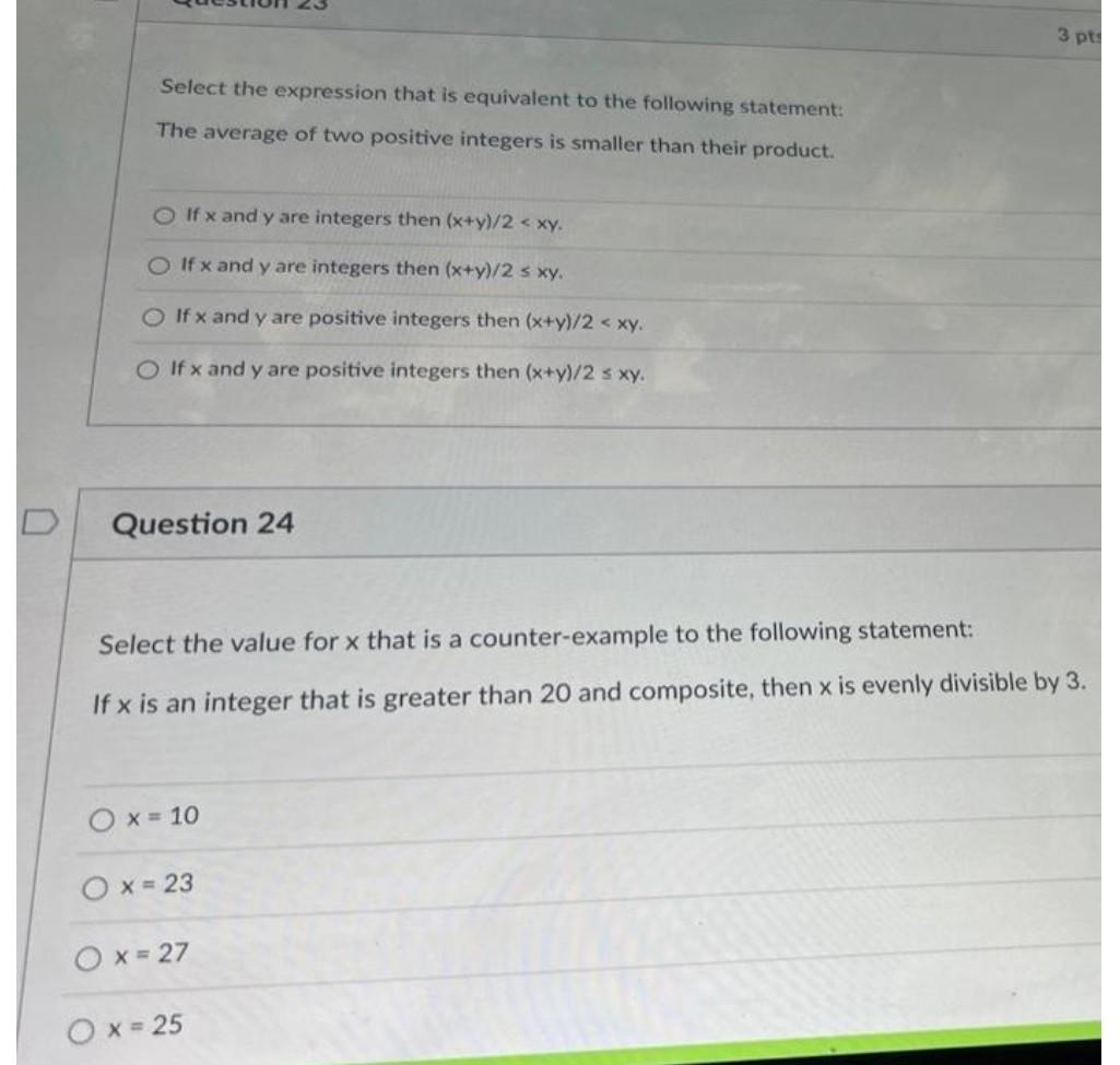 Solved Select the expression that is equivalent to the | Chegg.com