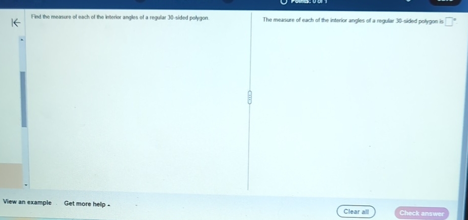 how to find measure of interior angles of a regular polygon