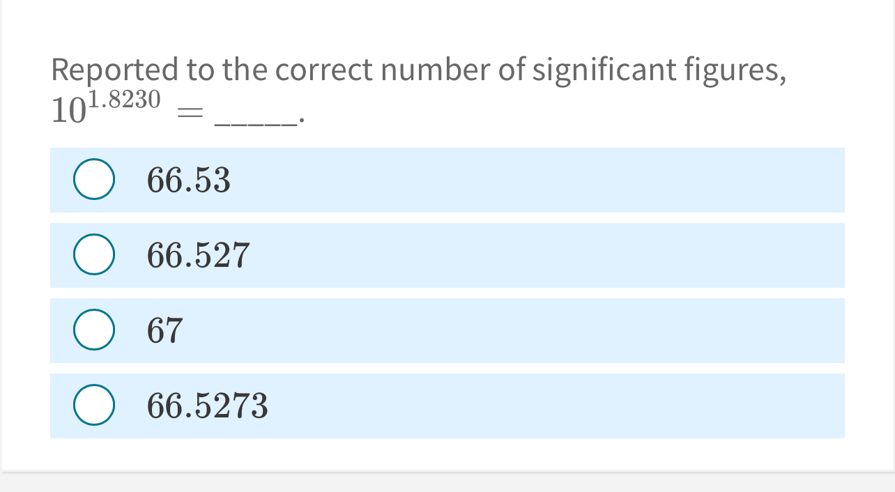 Solved Reported to the correct number of significant | Chegg.com