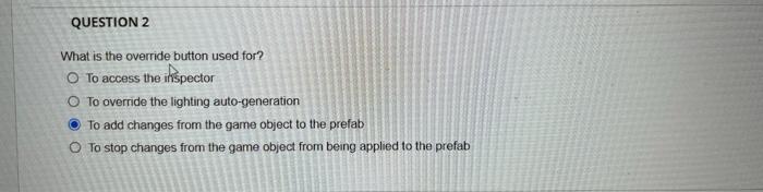 Solved What is the override button used for? To access the | Chegg.com