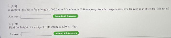 Solved hello i need help with 8 and 9 if you could also | Chegg.com