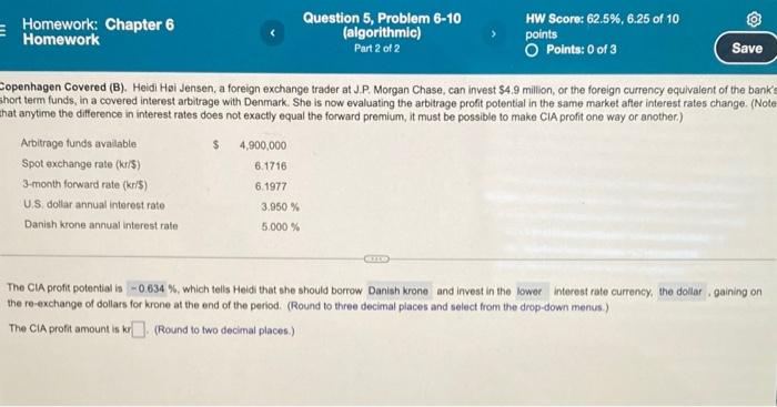 Solved Homework: Chapter 6 Homework Question 5, Problem 6-10 | Chegg.com