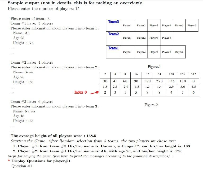 Solved Write a Java program that does the following: Your | Chegg.com