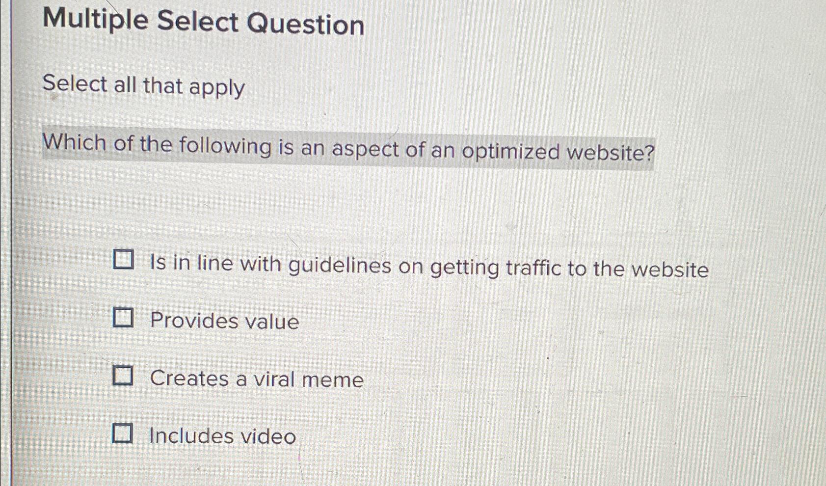 Solved Multiple Select QuestionSelect all that applyWhich of | Chegg.com