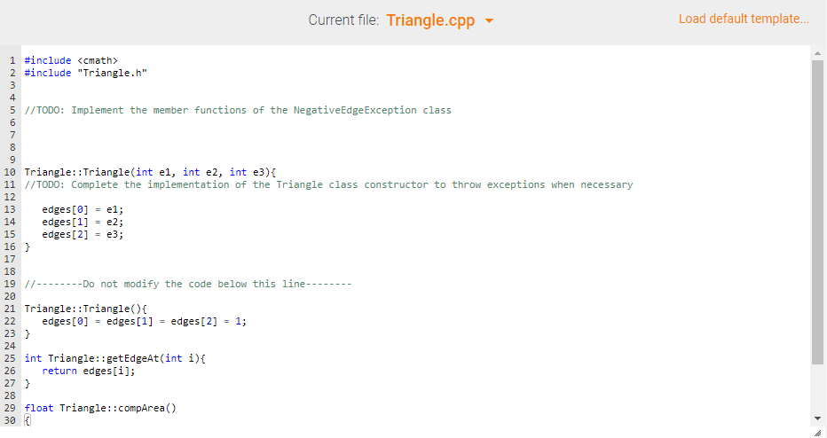 In main.cpp Complete the main() function to handle | Chegg.com