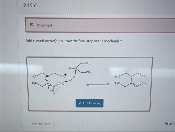 Solved Add curved arrows to draw the final step of the | Chegg.com