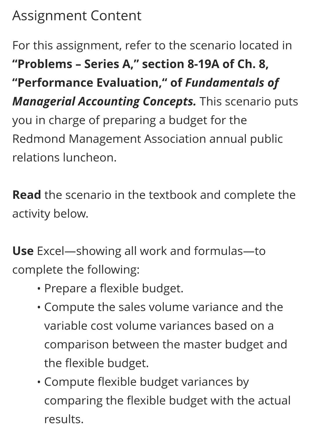 Solved Assignment Content For this assignment, refer to the | Chegg.com