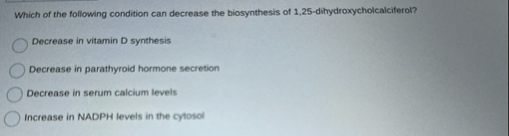 Solved Which of the following condition can decrease the | Chegg.com