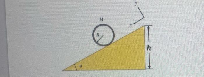 Solved 1. As shown in the figure, a uniform circular ring | Chegg.com