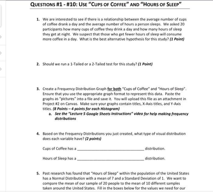 Solved Questions #1 - #9 refer to the first two columns of | Chegg.com