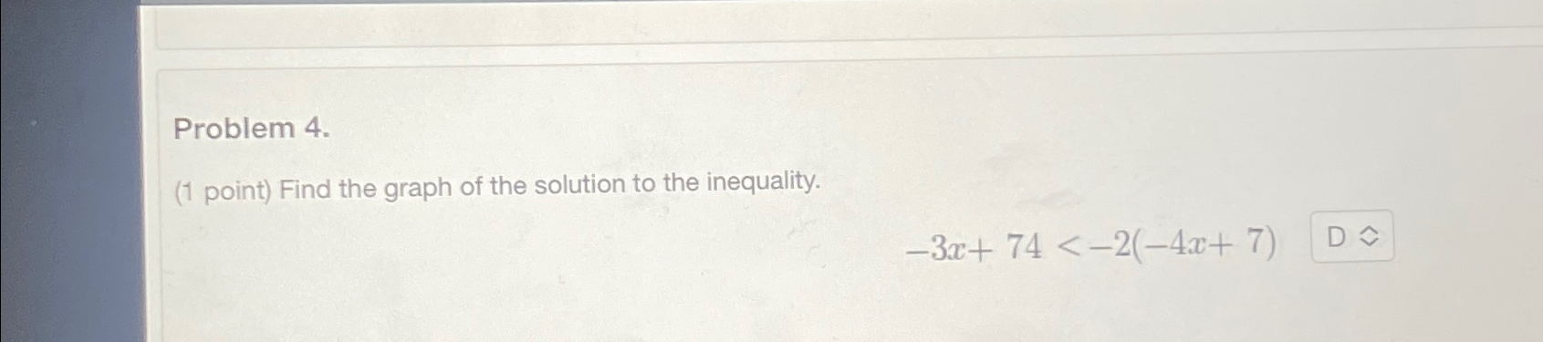 Solved Problem 4.(1 ﻿point) ﻿Find the graph of the solution | Chegg.com