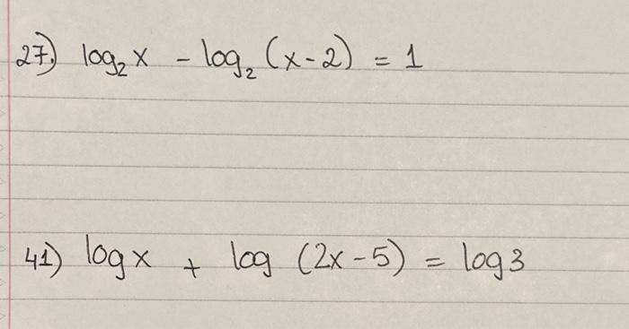 2 log 3x 2 )= log121