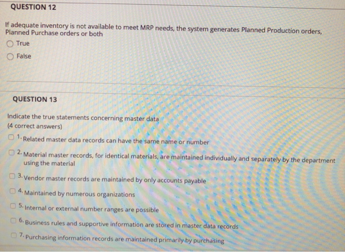 Solved QUESTION 1 The CO module (Managerial Accounting) is | Chegg.com
