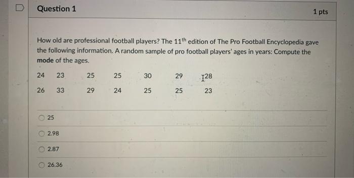 Solved The 11th Edition of The Pro Football Encyclopedia