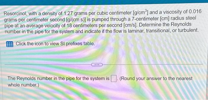 Grams per clearance cm3