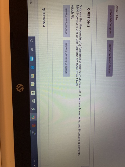 Solved Attach File Browse My Computer Browse Content | Chegg.com