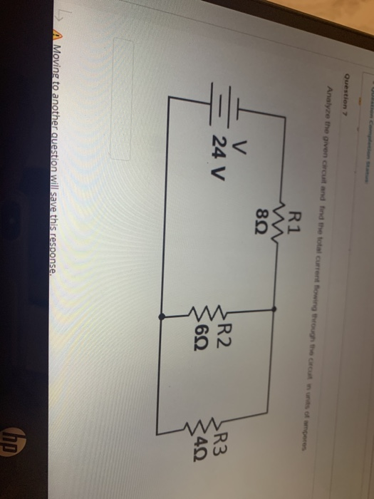 Solved Question Analyze the given circuit and find the total | Chegg.com