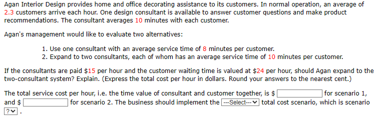 Solved Agan Interior Design. Please solve the question in | Chegg.com