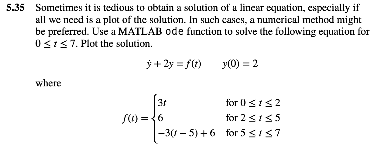 Math Is Tedious 5.35 ๏ปฟSometimes it is tedious to obtain a solution of | Chegg.com