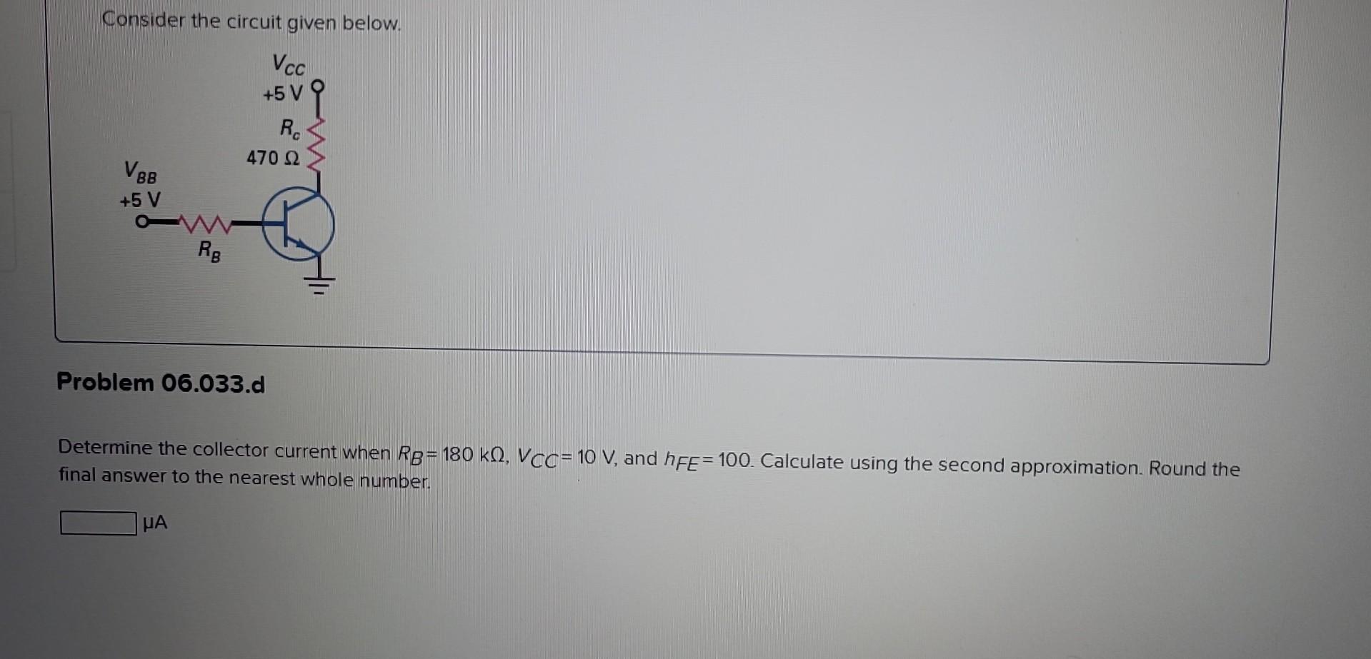 Solved Consider the circuit given below. Problem 06.033.d | Chegg.com