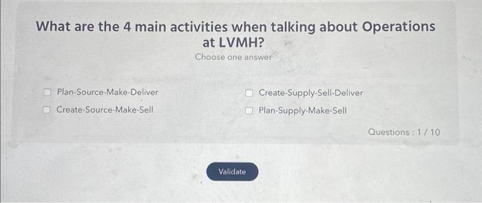 Supply Planning Internship @ LVMH