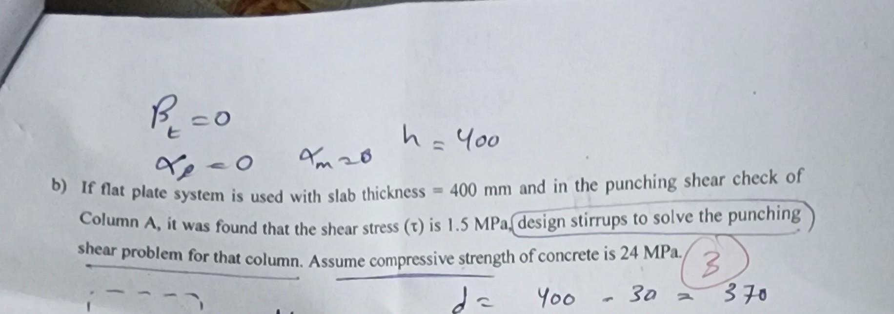 Solved For The Building Shown Below, Answer The Following: | Chegg.com