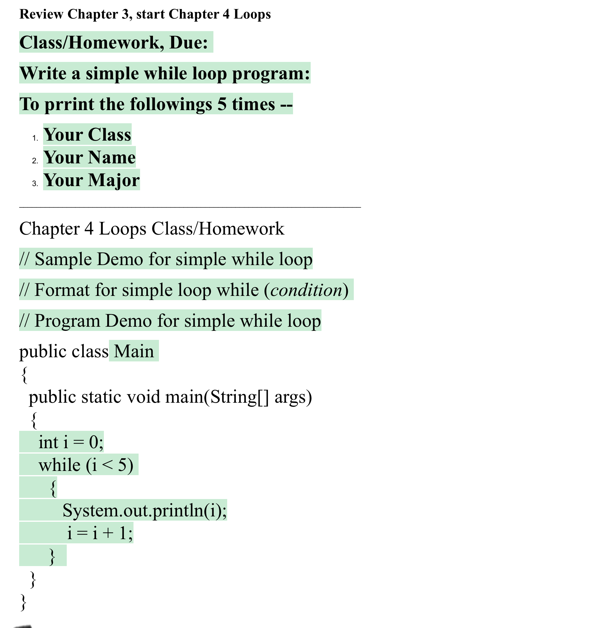 Solved Review Chapter 3, start Chapter 4 | Chegg.com