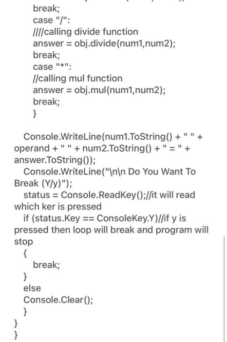 Solved can you please run this code on visual studio code on | Chegg.com
