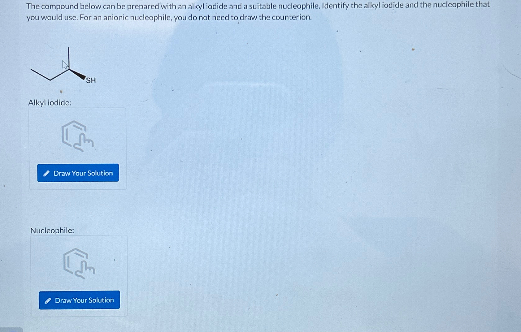 Solved The compound below can be prepared with an alkyl | Chegg.com