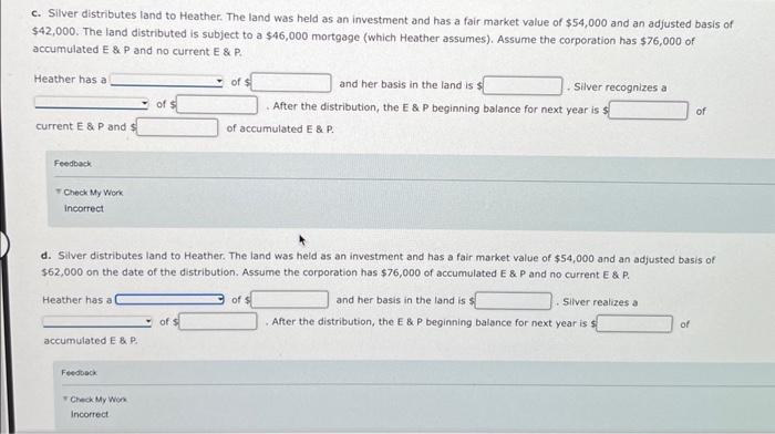 Solved Heather, an individual, owns all of the outstanding | Chegg.com