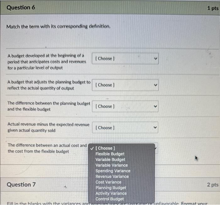 Solved Match the term with its corresponding definition. A | Chegg.com