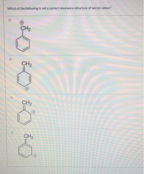 Solved Which of the following is not a correct resonance | Chegg.com