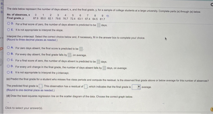 Solved OB OC. The data below represent the number of days | Chegg.com