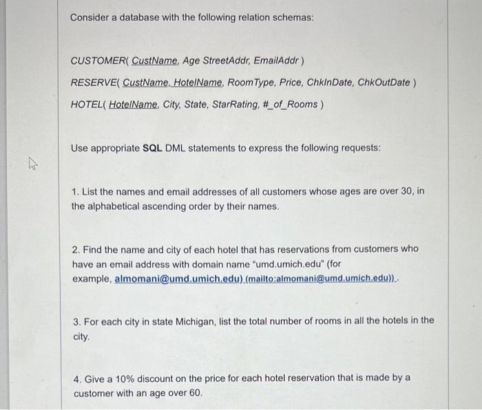 Solved Consider a database with the following relation | Chegg.com