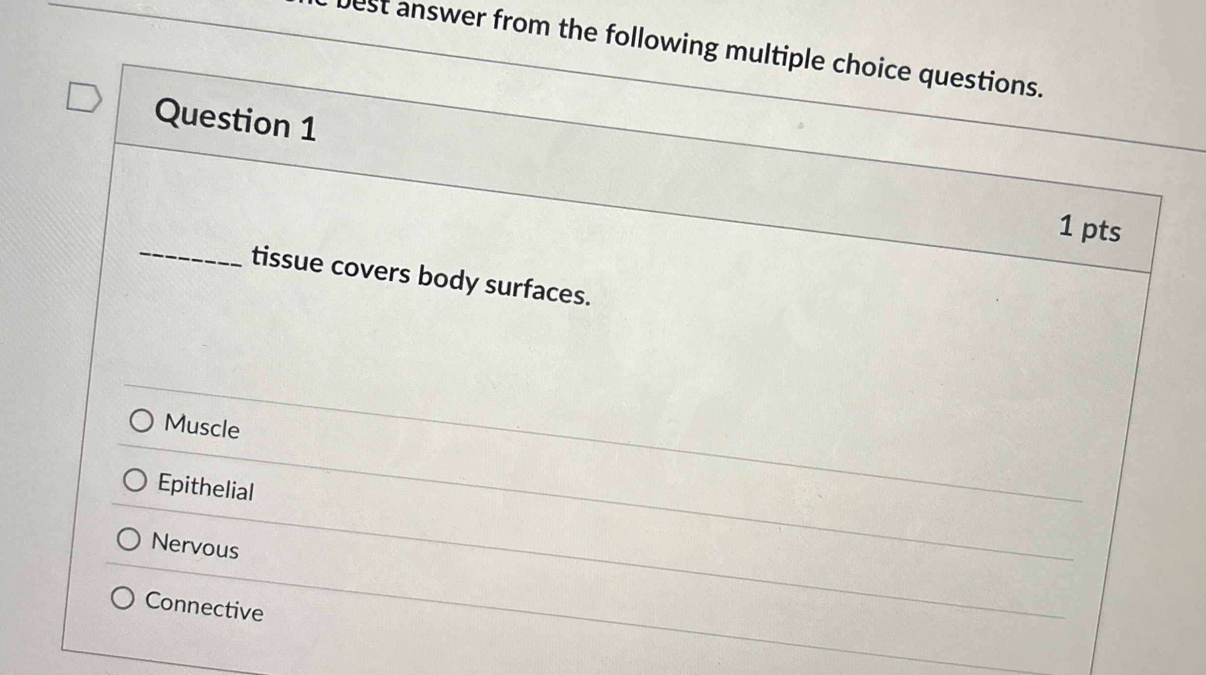 Solved answer from the following multiple choice | Chegg.com