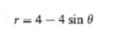 Solved Sketch the graph of the polar equation.r=4−4sinθ | Chegg.com