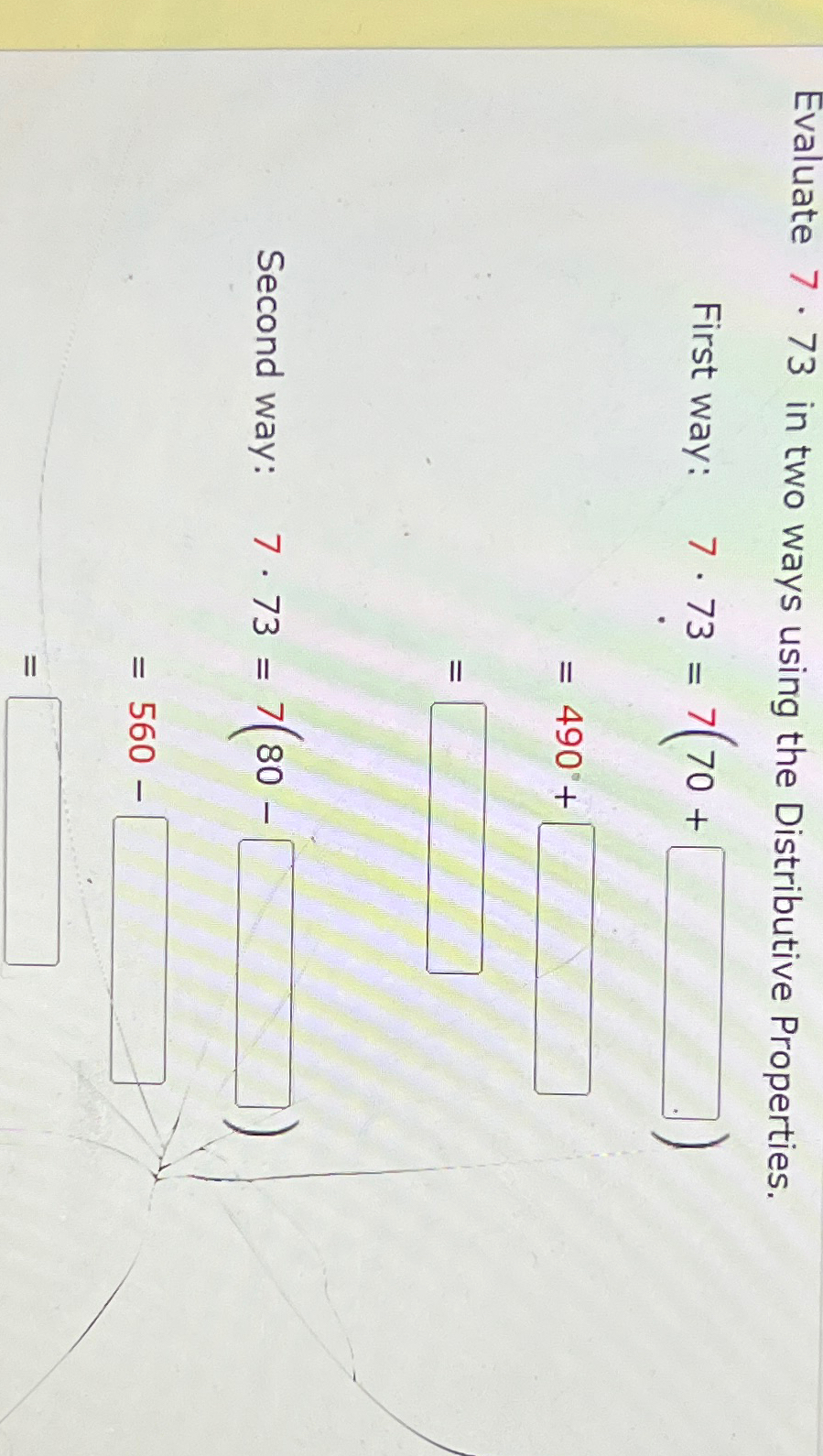Solved \end{array}]Second way: =560 - | Chegg.com