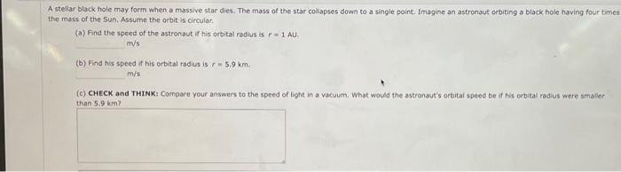 how does a black hole form a massive star