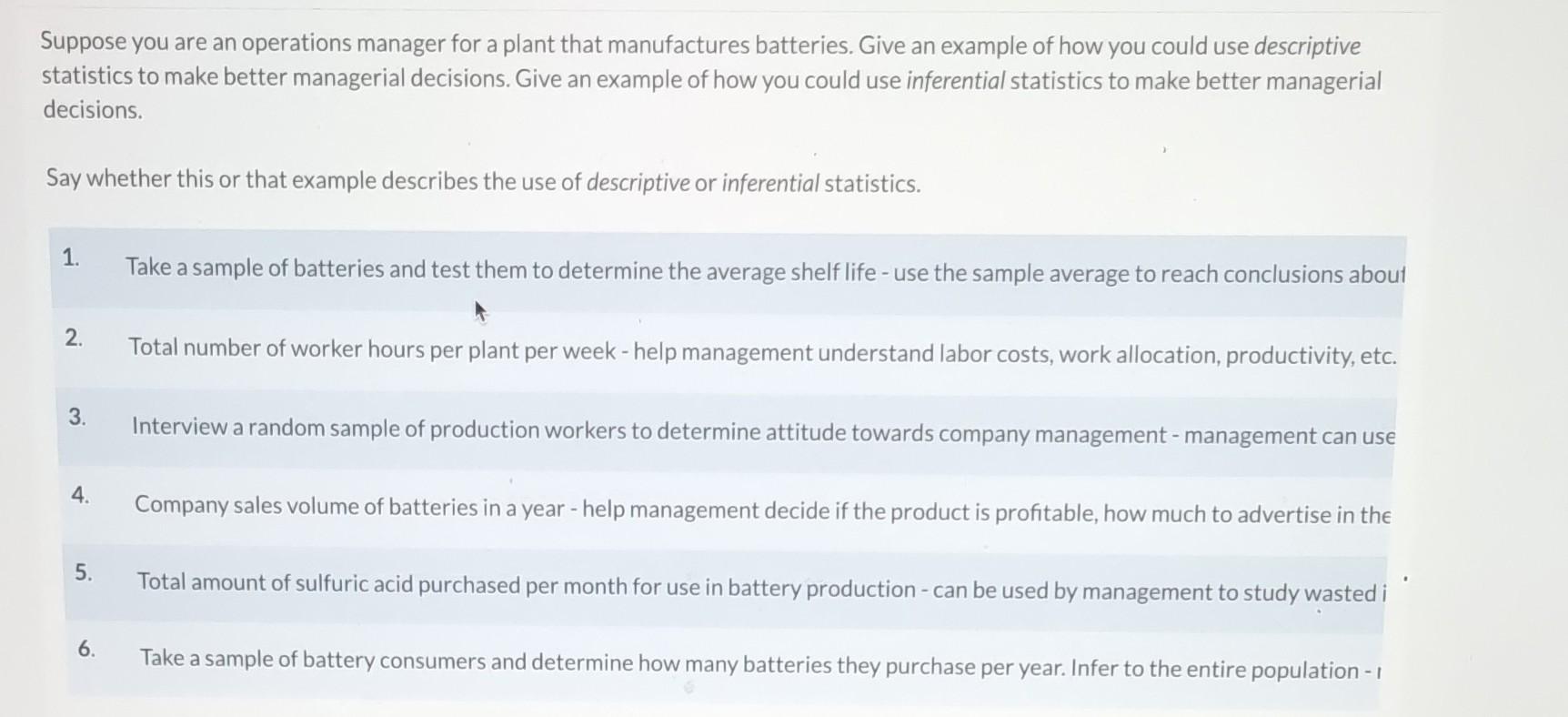 Solved Suppose you are an operations manager for a plant | Chegg.com