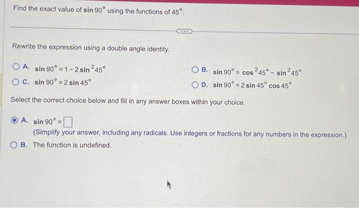 Sin 90 Degrees - Find Value of Sin 90 Degrees